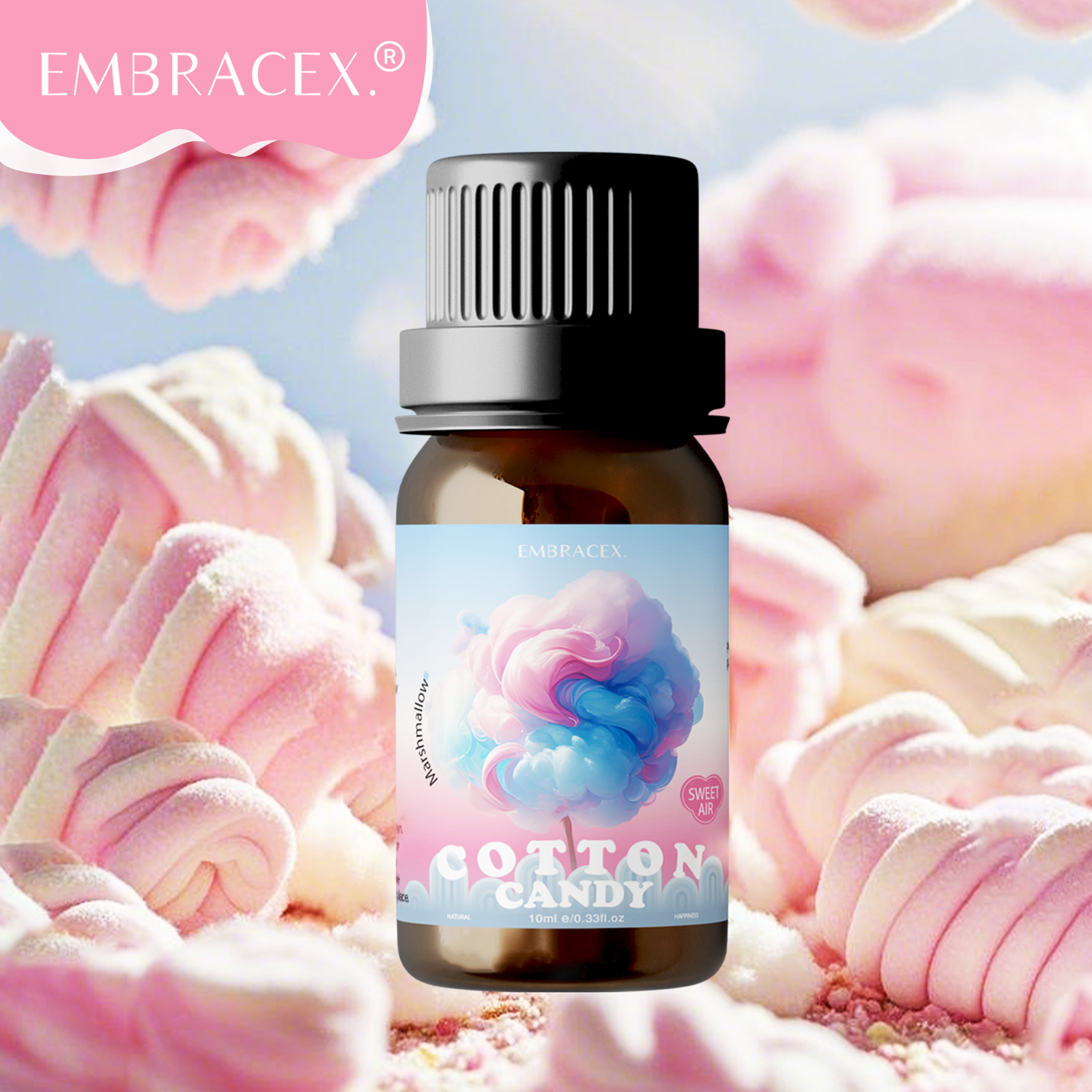 Perfume Fragrance World - 10ml Marshmallow/Cotton Candy Fragrance Oils Perfume