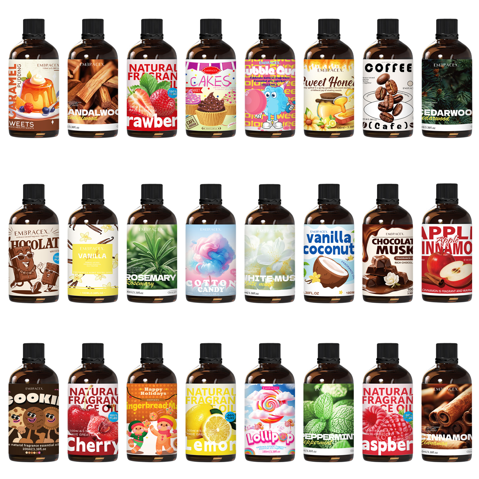 Perfume Fragrance Types For Women - 27 type 100ml Essential Oil Perfume