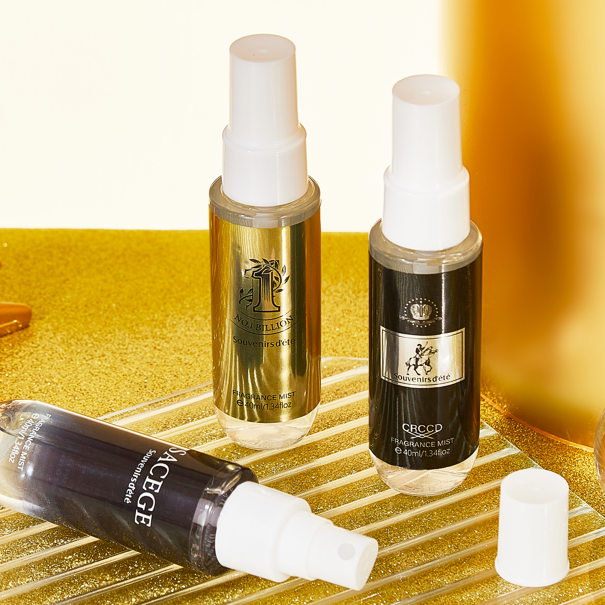 4pcs black gold men's perfume, - Perfume Fragrance Kit のレビューと価格