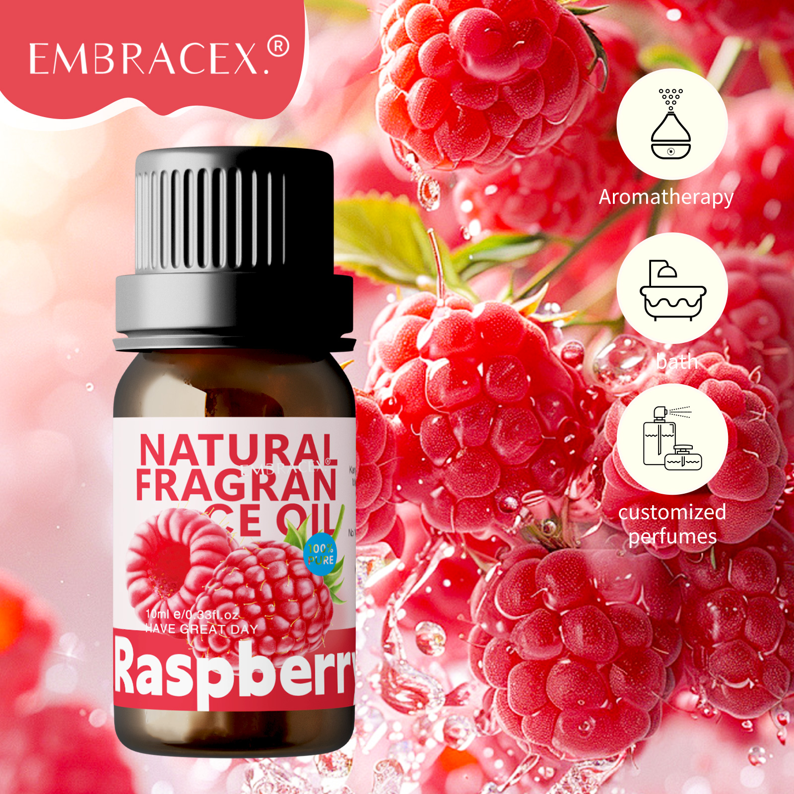 10ml Raspberry  Fragrance Esse - Perfume Fragrance Types For Women のレビューと価格