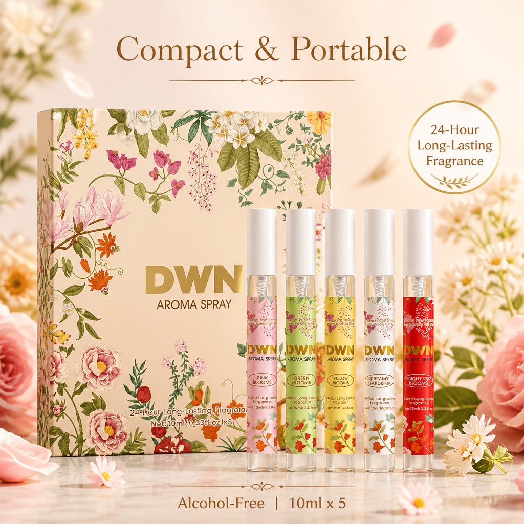 5-Piece Flower Perfume Gift Se - Perfume Fragrance Kit のレビューと価格